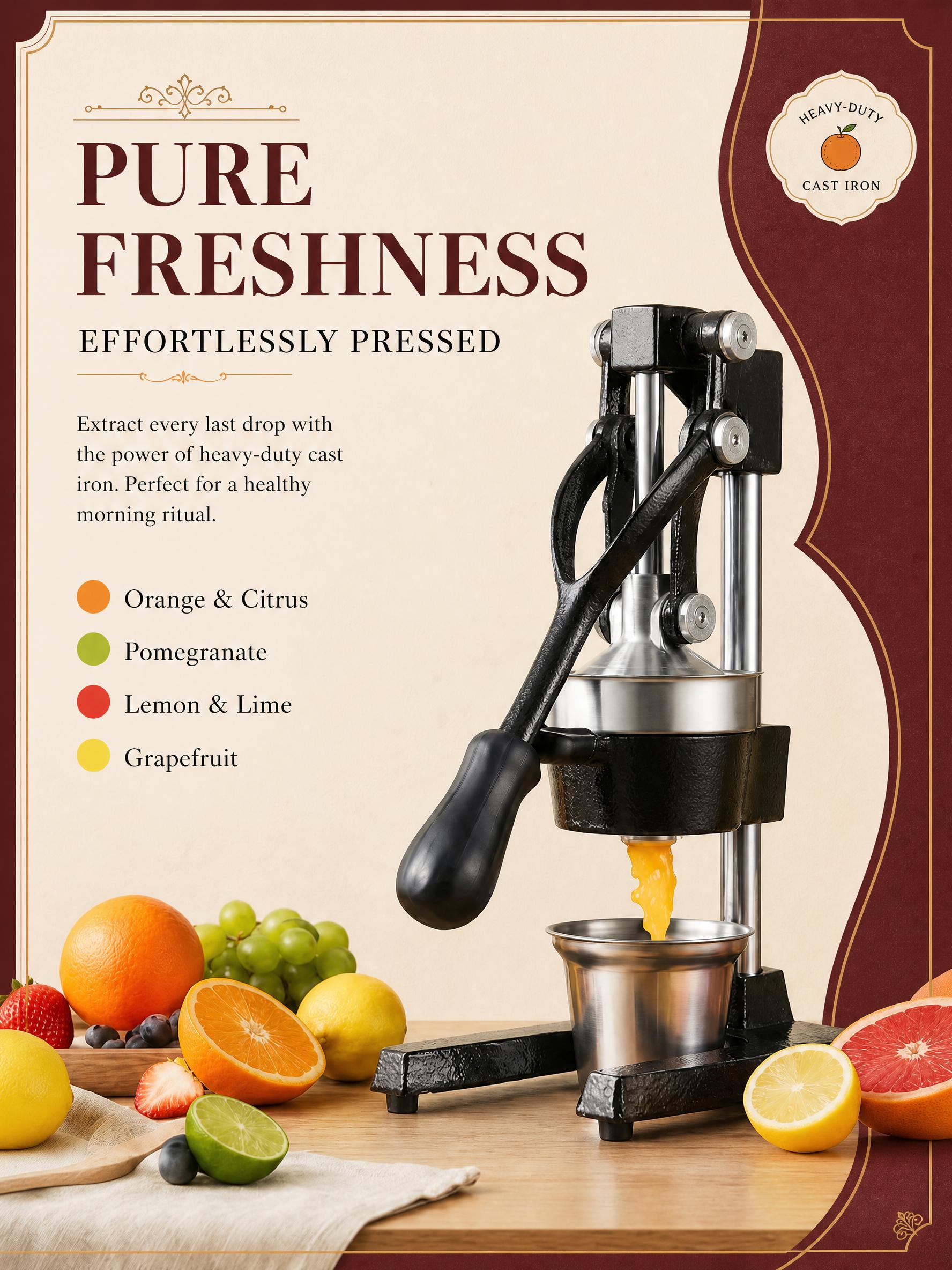 Manuel Meyve Sıkacağı, Manuel  - Citrus Juicer Bar incelemesi ve fiyatı